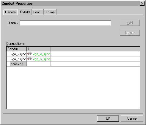 Signals Tab