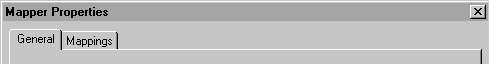 Mapper Properties dialog box