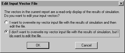 Edit Input Vector File