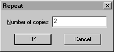 Repeat dialog box