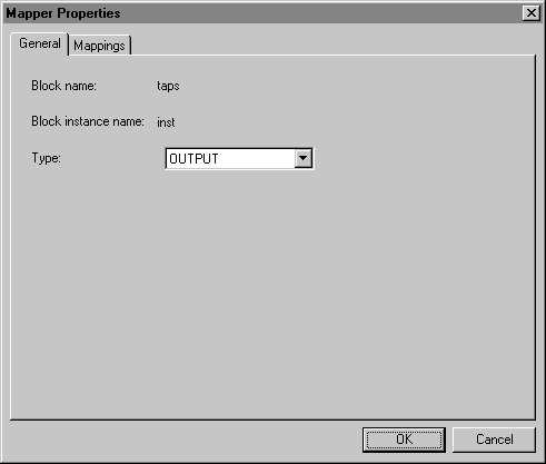 General Tab in the Mapper Properties Dialog Box