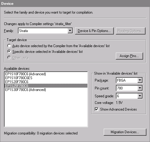 General Page (Compiler Settings)